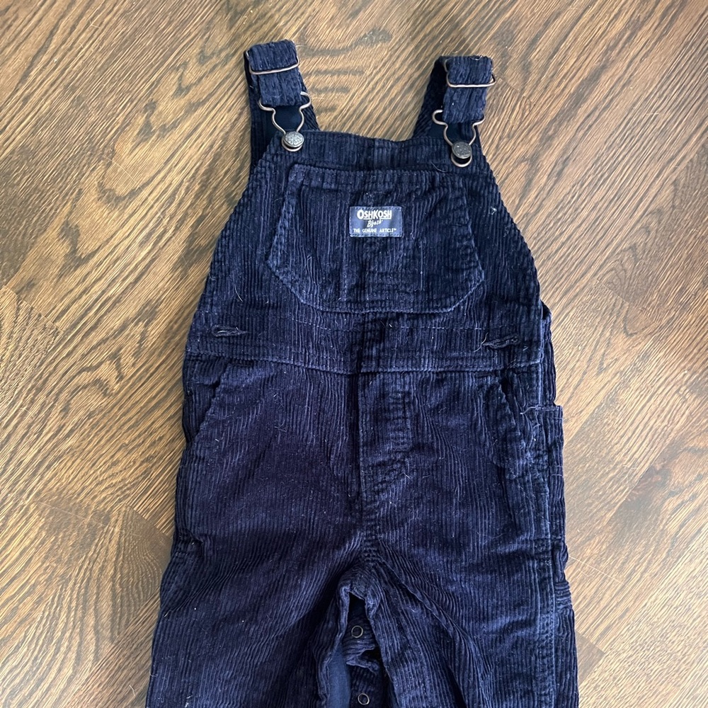 OshKosh B'gosh Navy Corduroy Kids One Piece